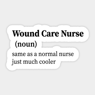 Wound Care Nurse Definition Sticker